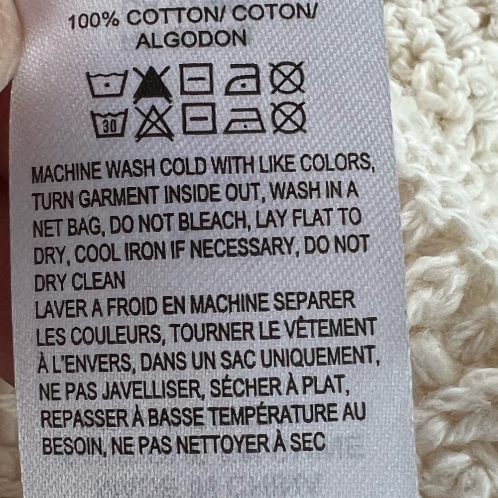 Lucky Brand Cream Button-Up Cardigan - Picture 6 of 6